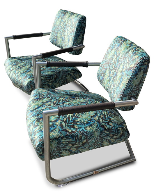 Image 1 of 2 x refurbished XOOON armchairs