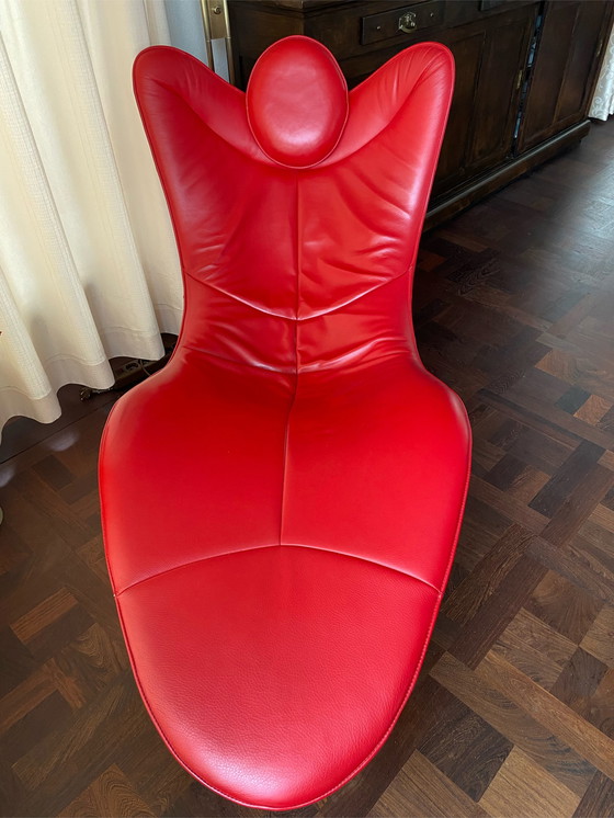 Image 1 of Chaise De Sede - DS 151 Rouge