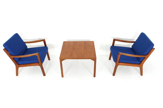 Image 1 of As new, 1960s Niels Bach Mid Century teak coffee table / side table