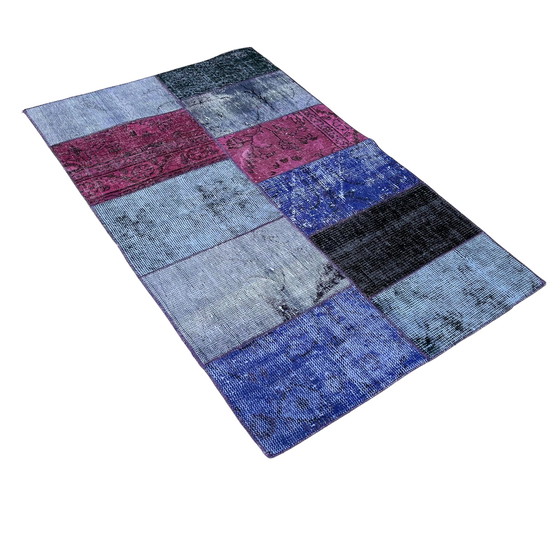 Image 1 of Tapis turc vintage en patchwork