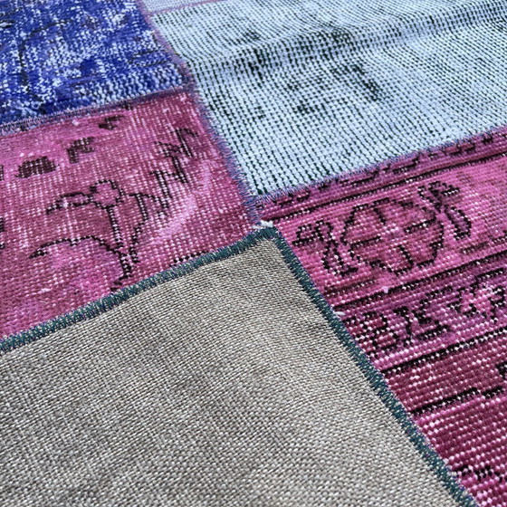 Image 1 of Tapis turc vintage en patchwork
