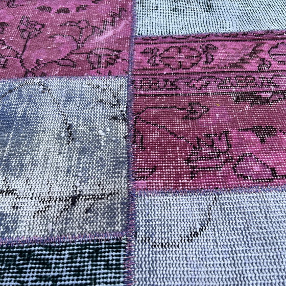 Image 1 of Tapis turc vintage en patchwork