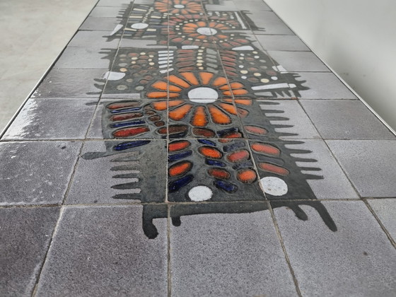 Image 1 of Table basse vintage en céramique de Perignem, 1960