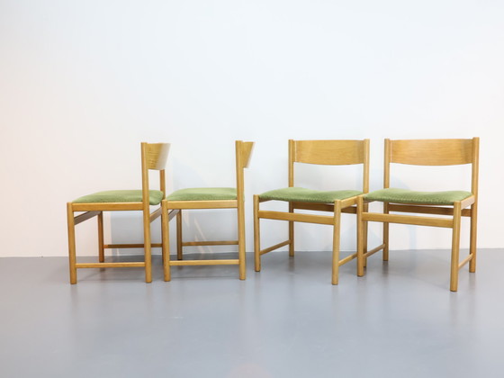 Image 1 of Ensemble de 4 chaises de salle à manger Pastoe chêne