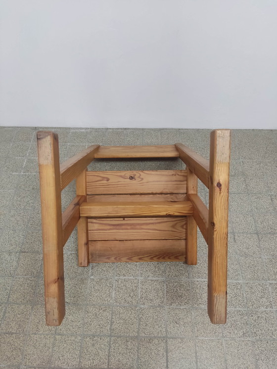 Image 1 of 3x Solid Pine dining chairs