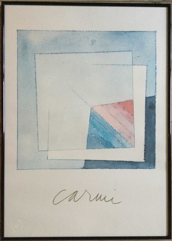 Image 1 of Eugenio Carmi | set of 2 lithographs