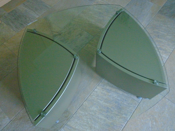 Image 1 of Leolux design, 2 side tables in coffee table 'Joey'