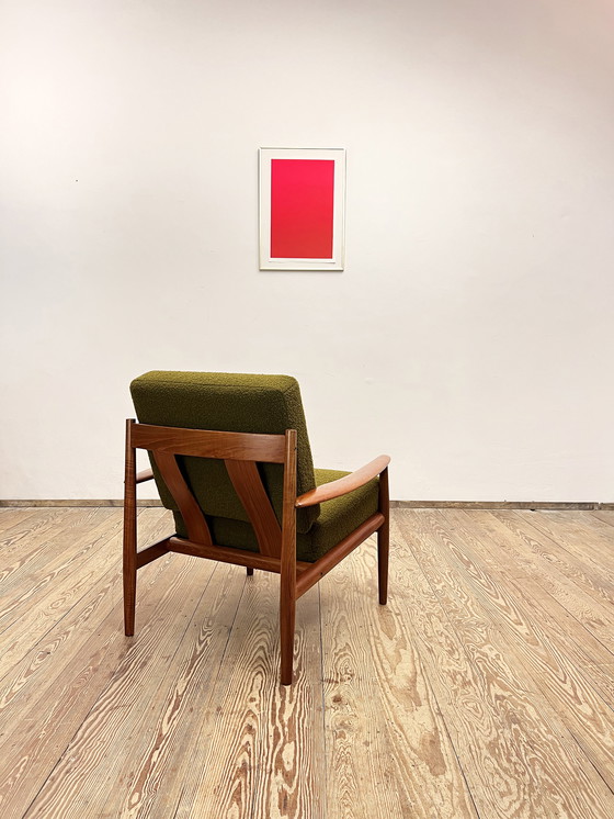 Image 1 of Mid-Century Design Teak Armchair by Grete Jalk for France & Søn, Denmark, 1950s