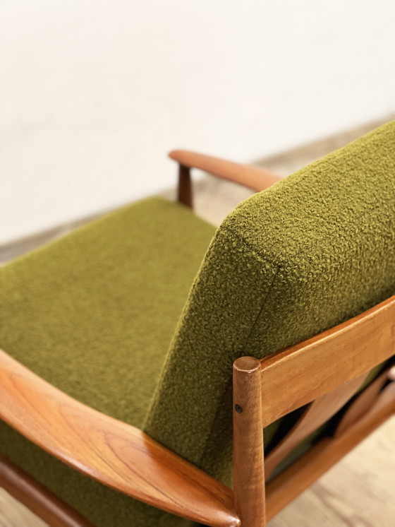 Image 1 of Mid-Century Design Teak Armchair by Grete Jalk for France & Søn, Denmark, 1950s