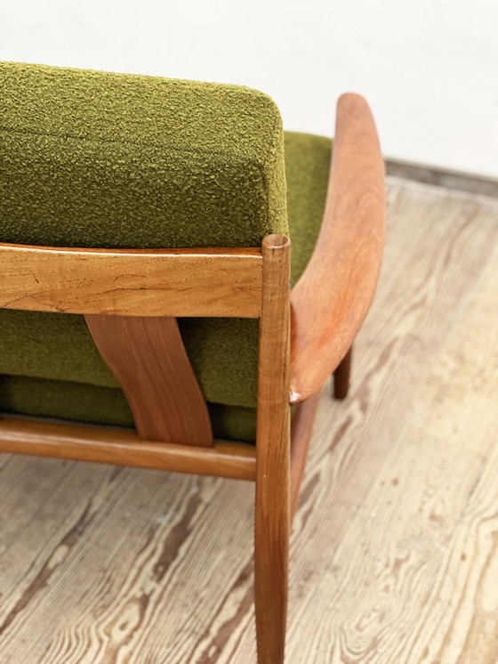 Image 1 of Mid-Century Design Teak Armchair by Grete Jalk for France & Søn, Denmark, 1950s