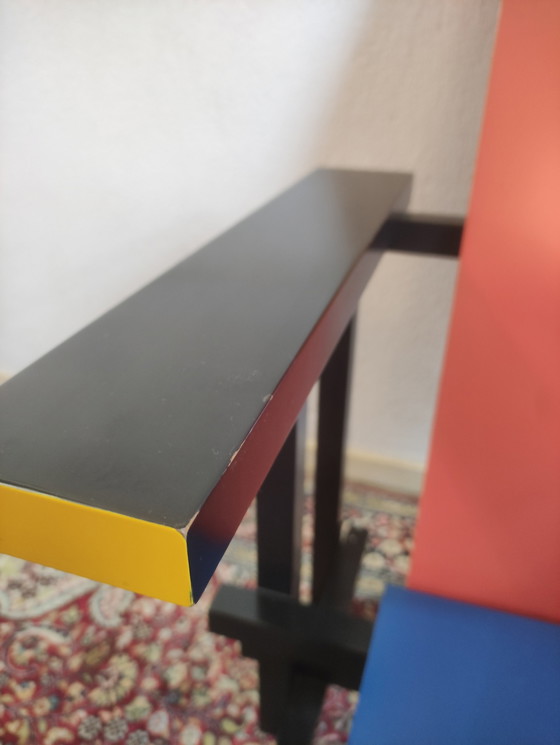 Image 1 of Silla roja y azul Gerrit Rietveld 635 de edición temprana