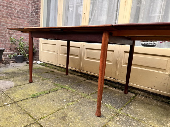 Image 1 of Vintage rosewood table + chairs