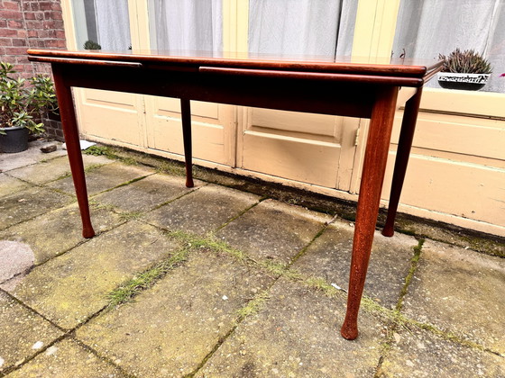 Image 1 of Vintage rosewood table + chairs