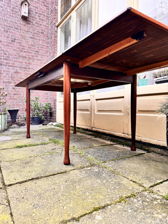 Image 1 of Vintage rosewood table + chairs