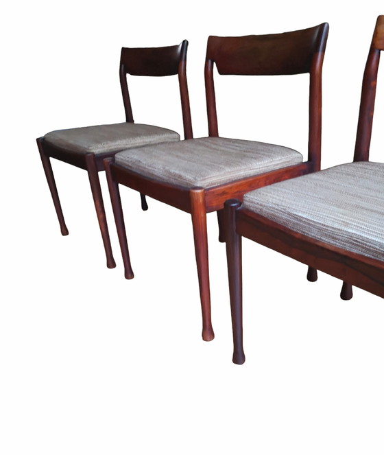 Image 1 of Vintage rosewood table + chairs