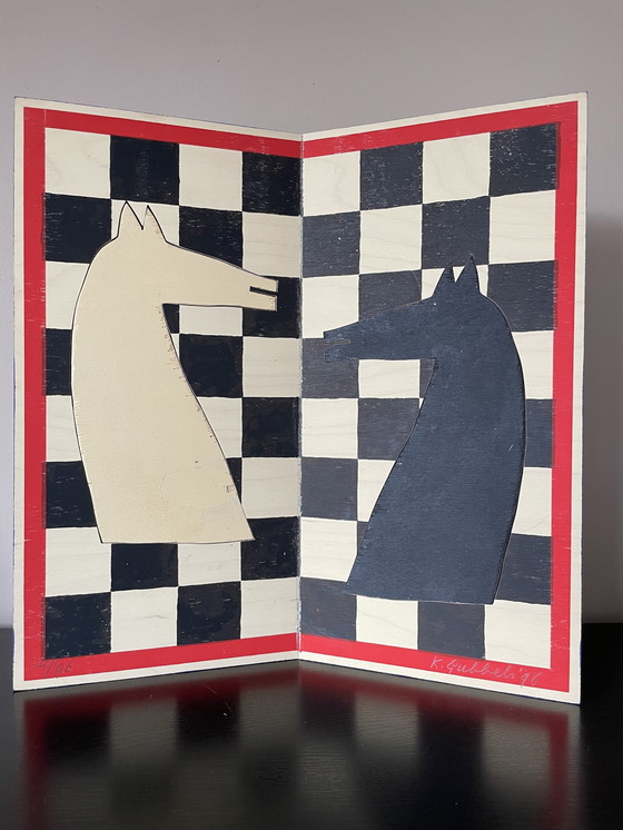 Image 1 of Klaas Gubbels, chessboard object