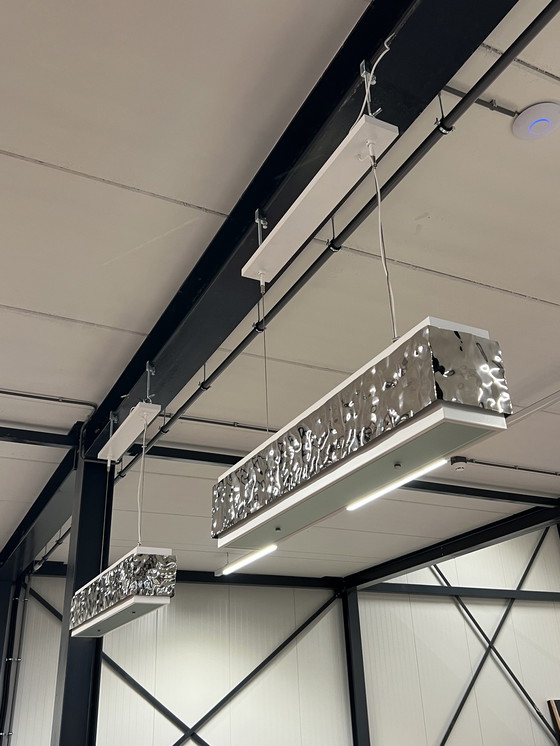 Image 1 of Brand van Egmond Crushed Cover Suspension Lamp White