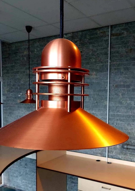 Louis Poulsen Nyhavn pendant copper hanging lamp