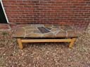 Vintage brutalist coffee table