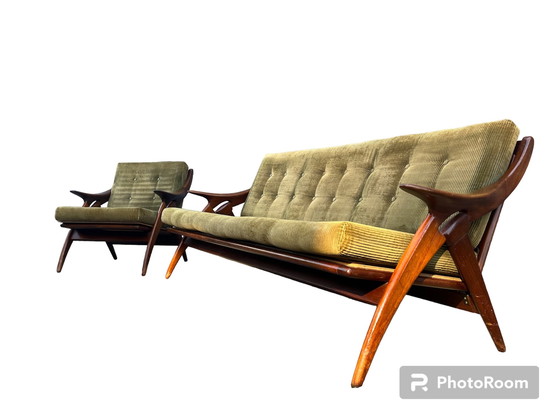 Image 1 of Gelderland de Ster sofa and lounge chair