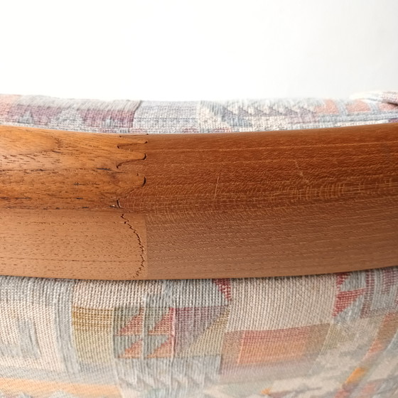 Image 1 of Sedia a dondolo vintage in teak Jacob Kjaer