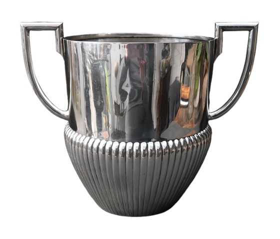 Image 1 of Art Nouveau champagne bucket made of sterling silver, by Otto Schneider (1882-1941)