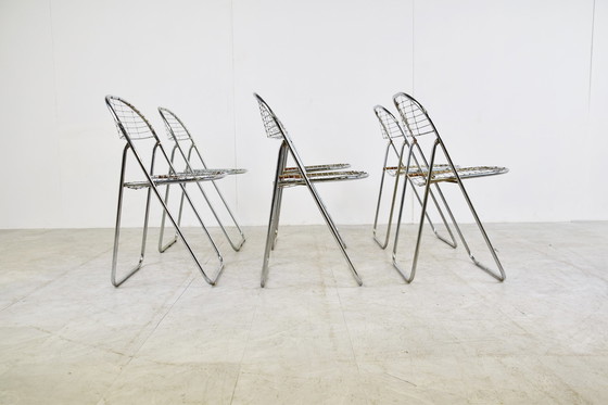 Image 1 of Mid Century folding chairs