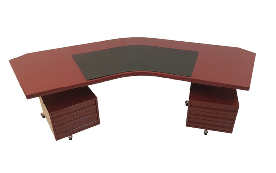 Image 1 of Tecno Osvaldo Borsani T96 boomerang desk