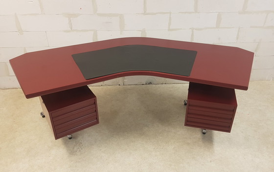 Image 1 of Tecno Osvaldo Borsani T96 boomerang desk