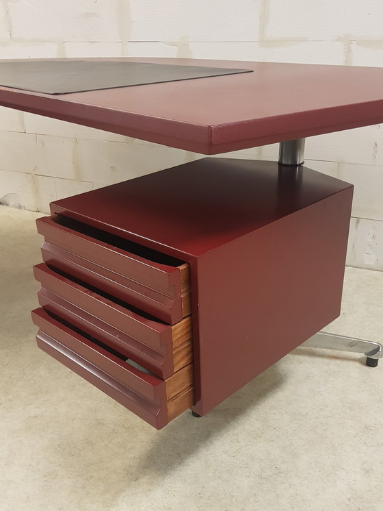 Image 1 of Tecno Osvaldo Borsani T96 boomerang desk