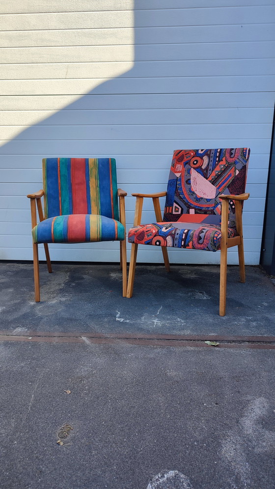 Image 1 of 2x chaises vintage