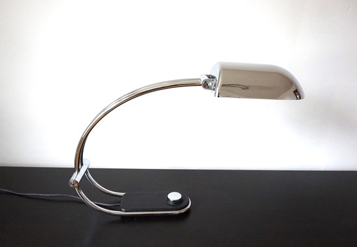 Hillebrand chrome table lamp by Egon Hillebrand