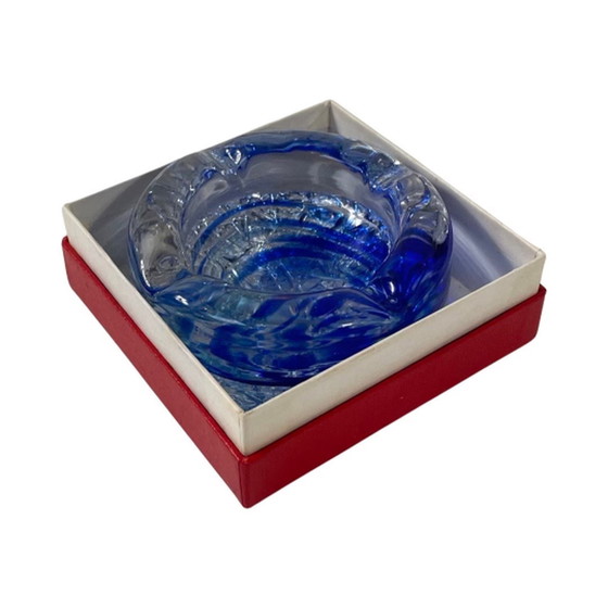 Image 1 of Kristalunie Maastricht - Ashtray - Including original label and box - Unused, vintage - Dutch glass