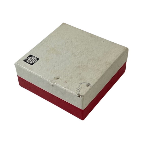 Image 1 of Kristalunie Maastricht - Ashtray - Including original label and box - Unused, vintage - Dutch glass