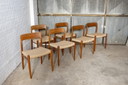 6x Niels Otto Møller Model 75 in Teak