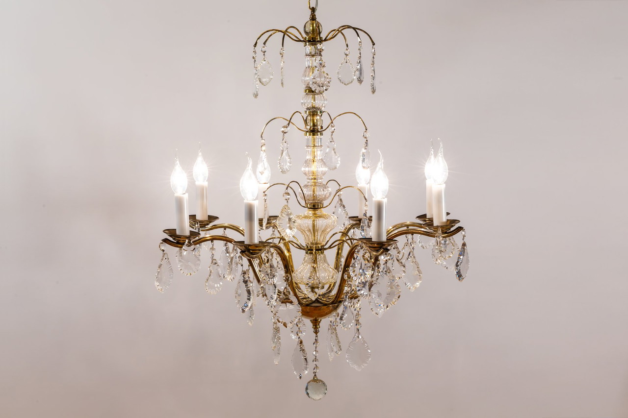 8 arm crystal chandelier on sale