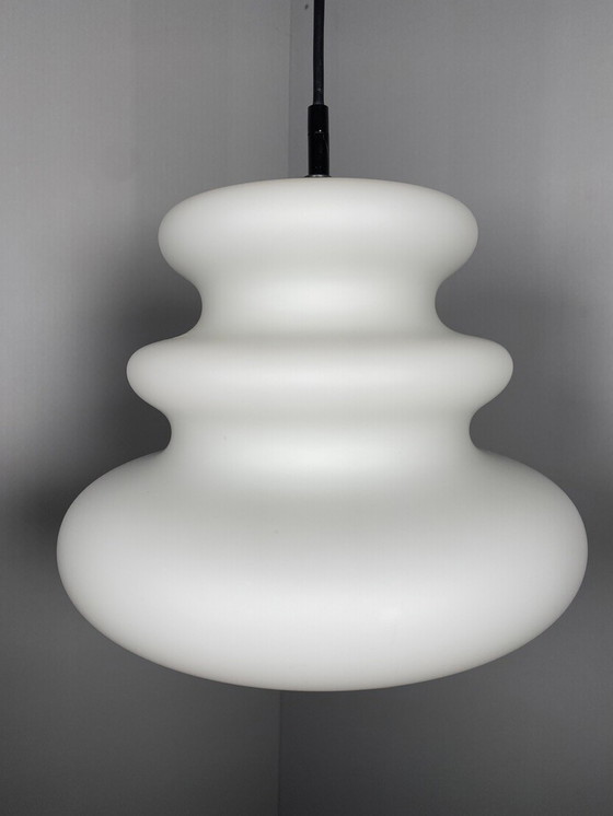 Image 1 of Peill & Putzler opaline hanging lamp