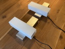 2x Philips modern design wall lights