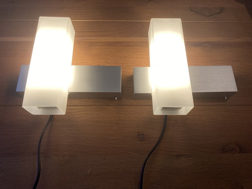 2x Philips modern design wall lamps