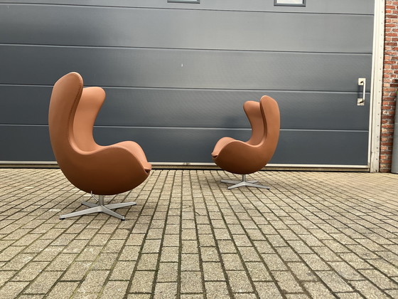 Image 1 of 2x Fritz Hansen Egg Chair