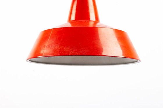 Image 1 of Red Metal hanging lamp from Ikea, 1960s