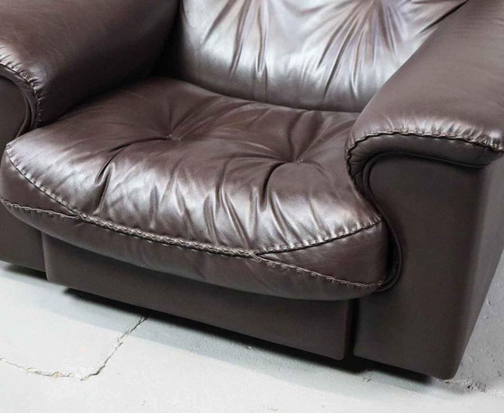 Image 1 of Pair of De Sede DS-101 leather lounge chairs