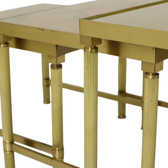 Image 1 of 3x Hollywood Regency side table