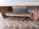 Table basse vintage en marbre