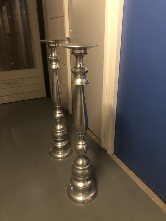 Image 1 of 2x Meijs floor candlestick