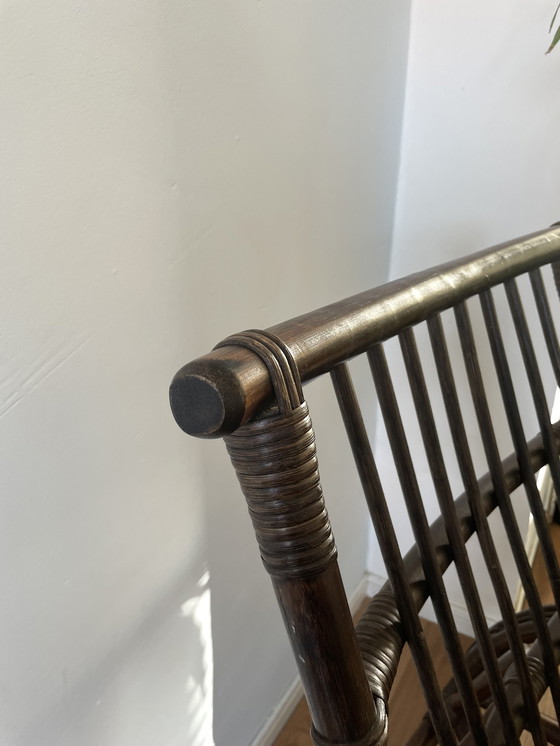 Image 1 of Poltrona lounge vintage in bambù