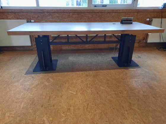 Image 1 of Sturdy Legs Desk adjustable in height