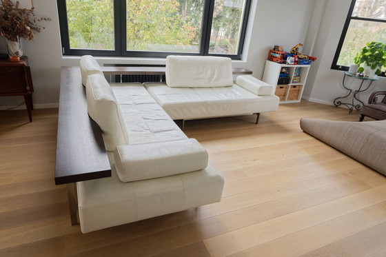 Image 1 of Bono by Rolf Benz Corner sofa - Leather and oak