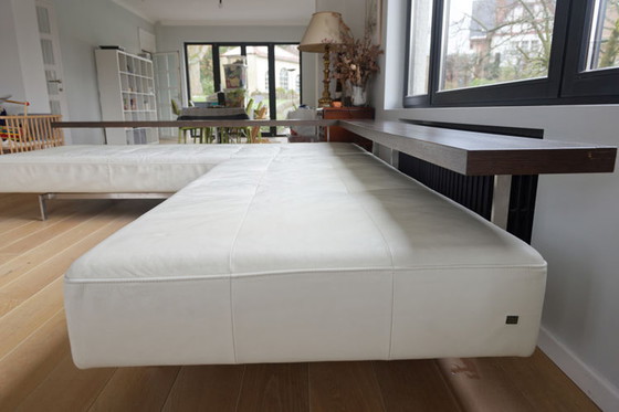 Image 1 of Bono by Rolf Benz Corner sofa - Leather and oak