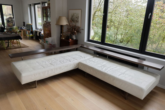 Image 1 of Bono by Rolf Benz Corner sofa - Leather and oak